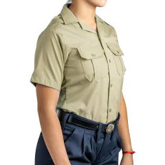 Imagen de Camisa Manga Corta Cuello Solapa Beige T:52-56 (4130151)