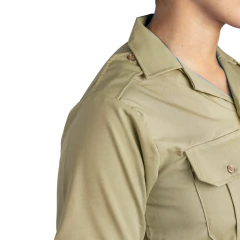 Camisa Manga Corta Cuello Solapa Beige T:52-56 (4130151)