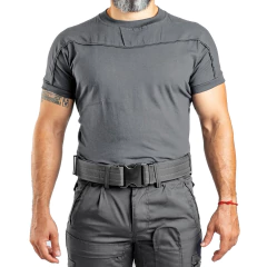 Remera Manga Corta sin Cierre Gris T:XXS-XXL (2101350)