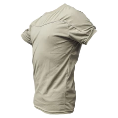 Remera Manga Corta sin Cierre Beige T:XXS-XXL (2101532) en internet