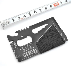 Tarjeta Táctica 14 Usos Supervivencia Metal (8612418)