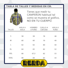 Camperón Térmico Rural T:XXS-XXL (5101410) - Rerda S.A. - Sastrería Militar