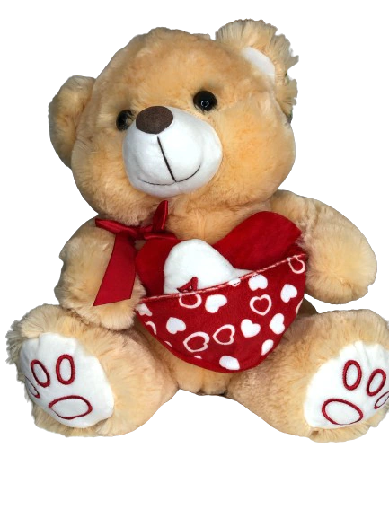 Urso De Pelúcia - Coração Amor