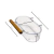 Banheira Pequena Suspensa com Poleiro e Gancho Injetfour 130ml - Coleiro, Papa-capim e Bigodinho - buy online
