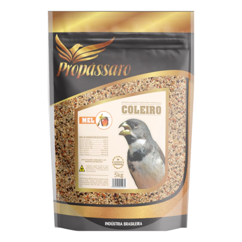 Mistura de Sementes para Coleiro Mel Premium Propássaro 5kg