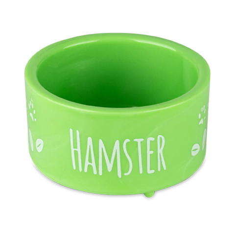 Comedouro Decorado para Hamster (70ml) - Várias Cores