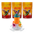 Kit 3un Néctar Beija Flor Nutricon (250g) e Bebedouro com Poleiro Laranja