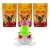 Kit 3un Néctar Beija Flor Nutricon (250g) e Bebedouro com Poleiro Verde