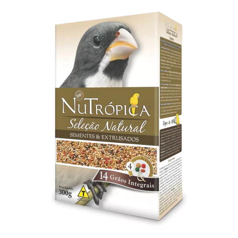 Nutrópica Coleiro Seleção Natural Sementes e Extrusada 300g