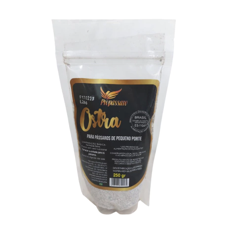 Farinha de Ostra Médio Porte Propássaro (250g)