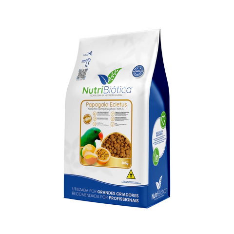 Nutribiótica Extrusada Natural Papagaio Ecletus 300g