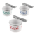 3UN - Comedouro Decorado Calopsita com Presilha e Trava (170ml)
