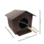 Casinha para Jardim Ninho para Pássaros Livres com Poleiro - Preta e Azul - comprar online