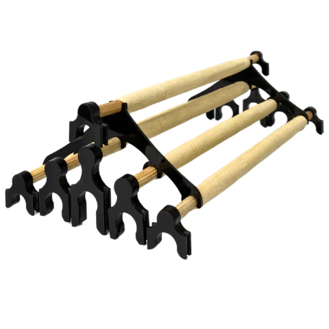 Kit de Poleiros para Gaiola de Coleiro (Torneio) - Liso - 6 Peças