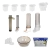 Kit Coleiro - Porta Vitaminas, Bebedouro, Porta Tiririca, Banheira, Placa de Identificação