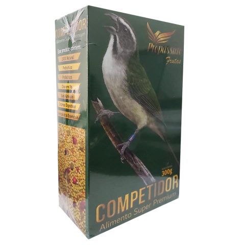 Extrusada Natural com Frutas Trinca Ferro Competidor Super Premium Propássaro 300g