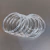 820UN - Argolas de Plástico 10cm TRANSPARENTES on internet
