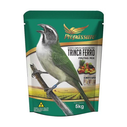 Ração Mix Trinca Ferro Sementes e Frutas Propássaro 5kg