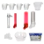 Kit Coleiro - Porta Vitaminas, Bebedouro, Porta Tiririca, Banheira, Placa de Identificação - buy online