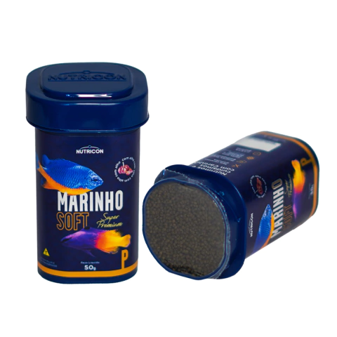 50gRação Extrusada para Peixe Marinho Soft Nutricon 50g