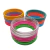 10un - Argolas Coloridas de Plástico 10cm