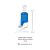 2 UN - Bebedouro Torneio Trinca Ferro Azul Malha Larga(30ml) na internet