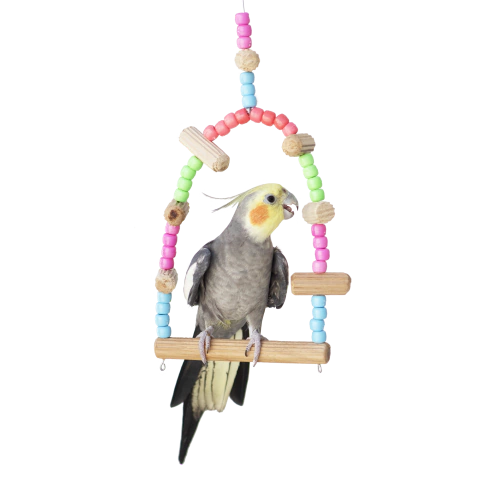 Brinquedo Calopsita - Poleiro Balanço Decorado - buy online