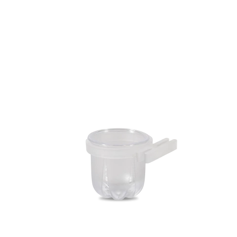 12UN - Porta Vitamina Rubi Simples Pequeno Cristal (14ml)