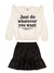 Conjunto saia moleton