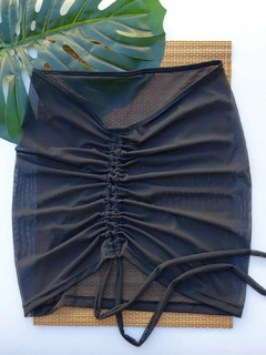 Saia de tule Bali Preto