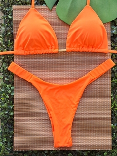 CONJUNTO MARQUINHA PERFEITA (LARANJA FLUORESCENTE) - loja online