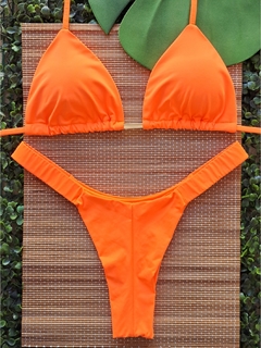 CONJUNTO MARQUINHA PERFEITA (LARANJA FLUORESCENTE)