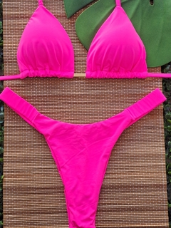 CONJUNTO MARQUINHA PERFEITA (PINK FLUORESCENTE) - Vanilla Sun Beach