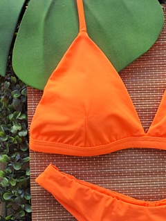 CONJUNTO ASA DELTA ( Laranja Neon) - Vanilla Sun Beach