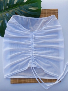 Saia de tule Bali Branca