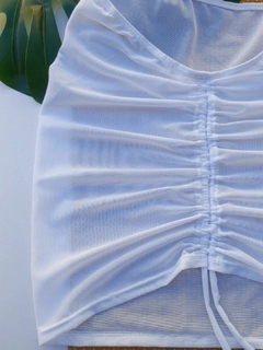 Saia de tule Bali Branca - comprar online