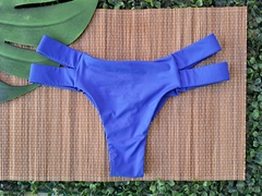 CONJUNTO CORTININHA COM CALCINHA 2 TIRAS (AZUL ROYAL) - comprar online