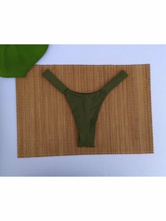 CALCINHA MARQUINHA PERFEITA AVULSA FIO DUPLO (VERDE MILITAR) - comprar online