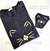 Conjunto Camiseta preta estampa GATINHA 105 modelo Baby Look + calcinha preta estampa GATINHA 105 em dourado. EXCLUSIVA DAMA DE ESPADAS. - comprar online