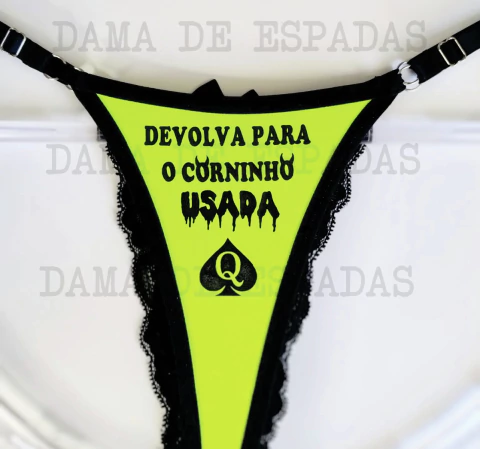 REF 129. Calcinha Devolva para o corninho usada, Cores diversas com renda. - comprar online