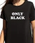 REF 264. Camiseta preta ONLY BLACK