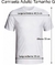 Camiseta branca malha poliéster, modelo padrão com estampa do catálogo. - comprar online