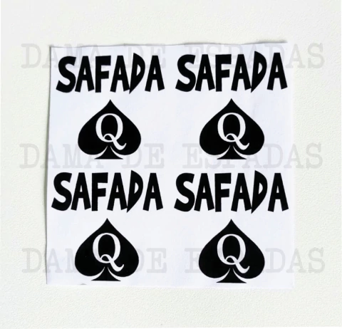 REF 245. TATUAGEM TEMPORÁRIA SAFADA. CARTELA COM 4 UNIDADES. - comprar online