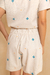 Short Elástico Jacquard - LE BLE ENFANT
