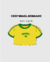 PRE VENTA Crop al cuerpo/holgada amarilla BRASIL Bordada - Carile