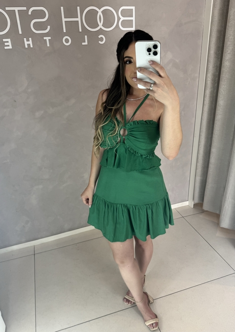 Vestido babados