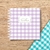 Caderno de Receitas Quadrado: Capa Xadrez - loja online