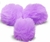 Pompom Sintético Pelúcia 8 cm- 2 Unid. ( Mesma Cor) - Atacadão das Fitas 