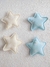 Aplique Estrela Tecido Jeans 5 cm