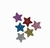 Aplique Estrela Com Glitter 3x3cm